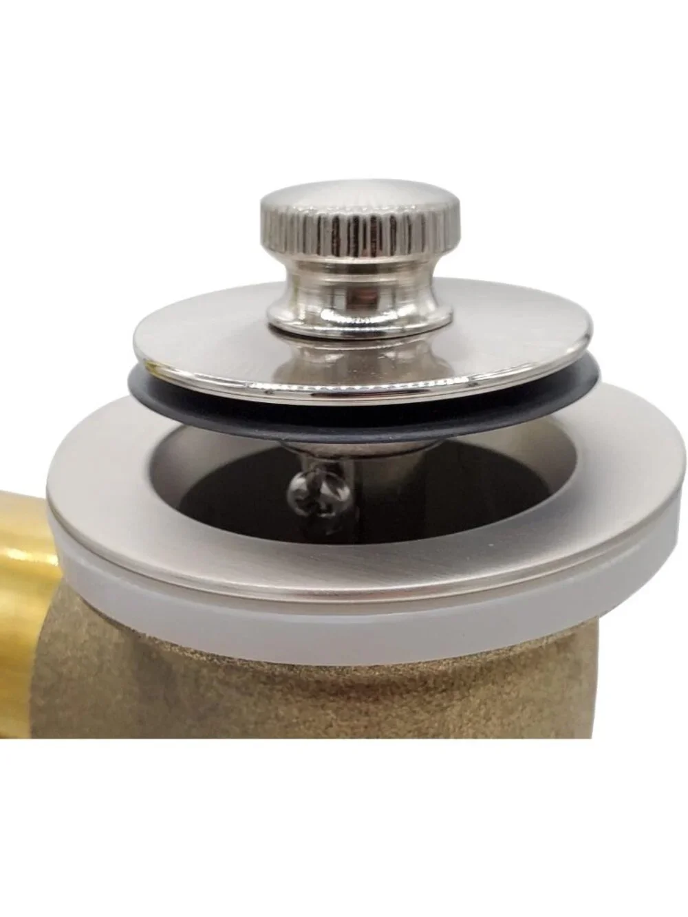 Stainless Steel Twist & Close Bath Drain 1-1/2” NPSM Coarse Thread, Durable